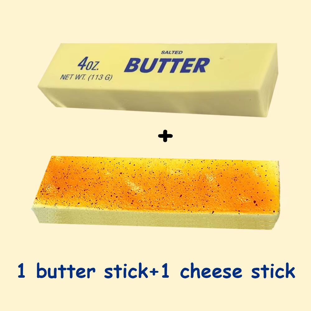 Butter Stick Squishy Toy Slow Rising Squeeze Toy Butter Bar Brick Squishy Fidget Toy anti Stress Release Hand Relax Gift Toy